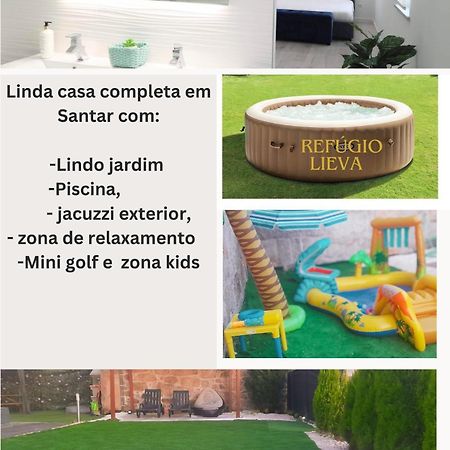 Casa Incrivel Refugio Lieva ,Piscina , Jacuzzi Exterior E Zona Kids Apartment Nelas Ngoại thất bức ảnh