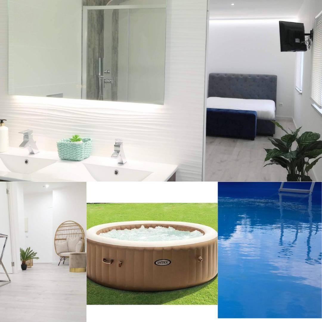 Casa Incrivel Refugio Lieva ,Piscina , Jacuzzi Exterior E Zona Kids Apartment Nelas Ngoại thất bức ảnh